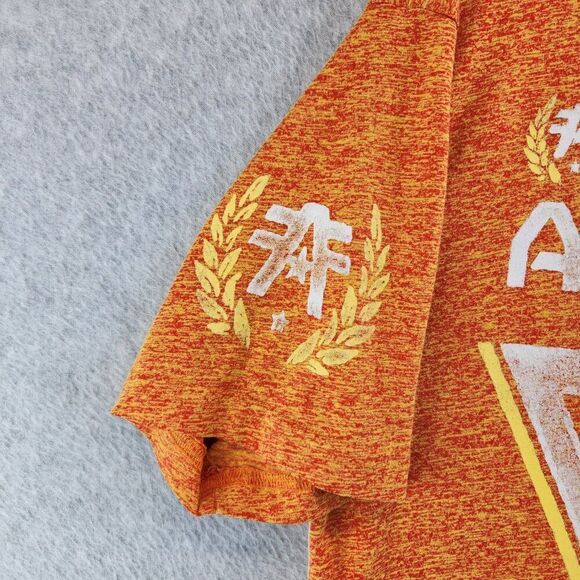 American Fighter Shirt Mens XL Orange Graphic Tee Buckle MMA Boxing Grappling - Picture 4 of 12